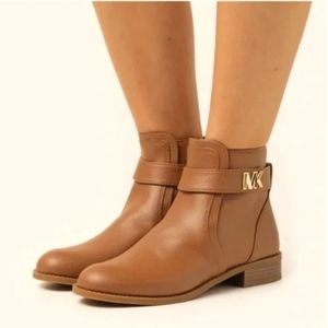 Michael Kors Tan Size 11 Jilly Flat Bootie Boots